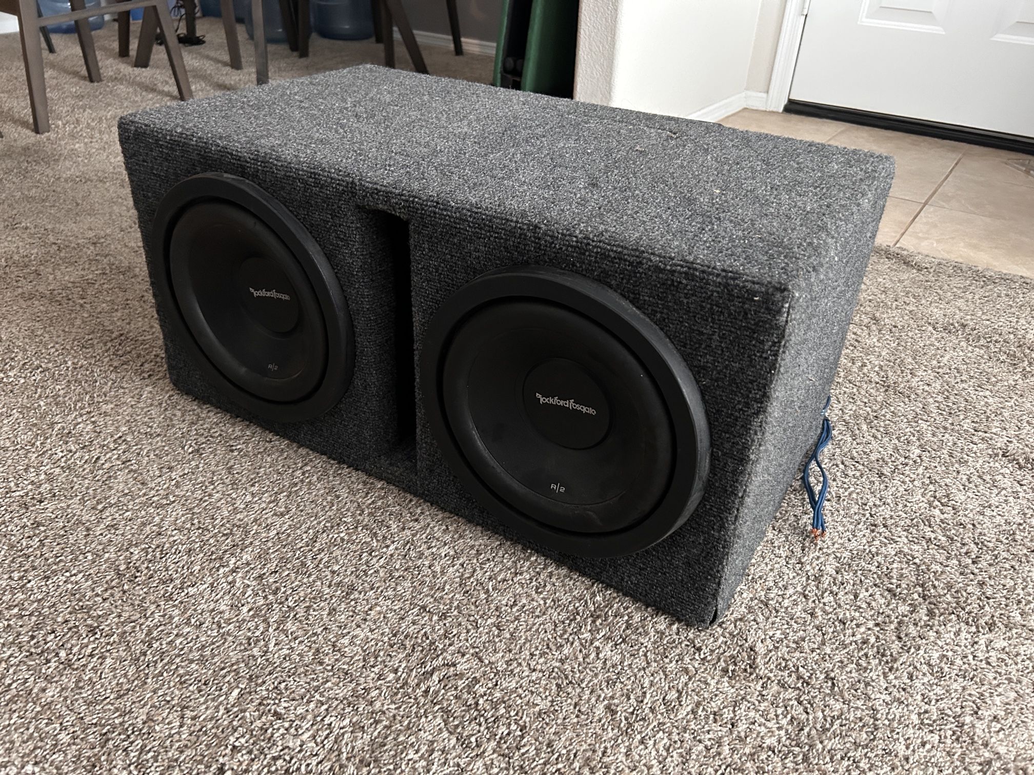 Rockford Fosgate Subwoofers With Amp