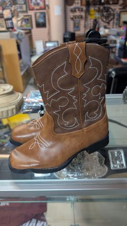 Wonder Nation Little Boys Western Boots Brown Size 4 New With Tags Kids Easy