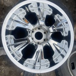 2 Rims 285 45 22 For Escalade Cadillac GMC Sierra Yukon  Tahoe 6 Lugs 