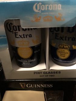 Corona Pint Glass Set