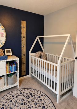 Storkcraft Orchard 6-in-1 Convertible House Crib – White