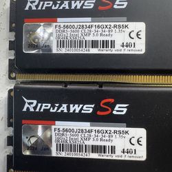 Ripjaws S5 G.Skill ddr5 2x 16 gb