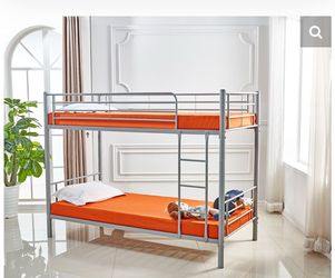 NEW TWIN OVER TWIN BUNK BED WITHOUT MATTRESS AND FREE DELIVERY ORDER HERE AND PAY ON ARRIVAL