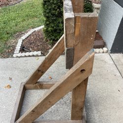 Outboard  Boat Motor Stand (used - wood)