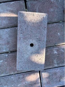 Pavestone Clayton 7 in. L x 3.5 in. W x 1.77 in. H Antique Red Concrete Paver. paver.