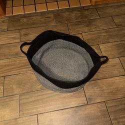 Large blanket storage basket