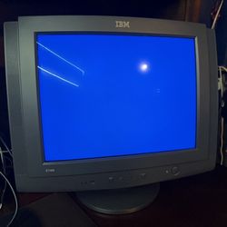 IBM E74M CRT Monitor Like-new low hours