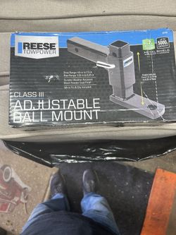 Reese Towpower 21141 Trailer Hitch Ball Mount, Fits 2 Inch Square Receiver, 5.25 Inch Drop, 4 Inch Rise, 5,000 lbs. Capacity