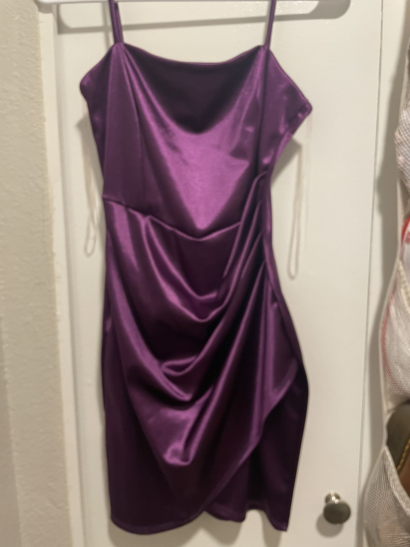 Purple Mid Thigh Dress