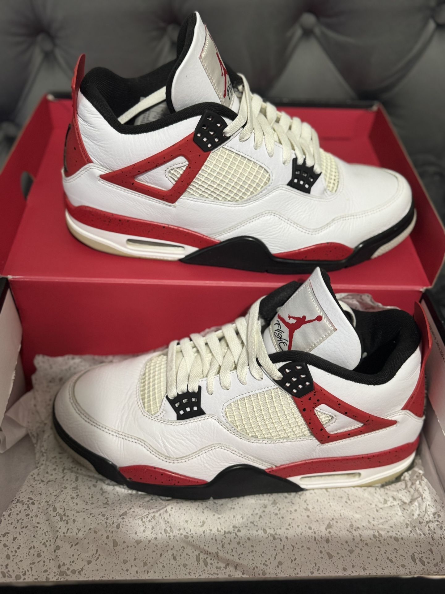 Jordan 4 Red Cement