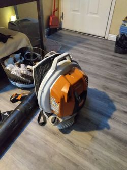 Soplador de mochila a gasolina profesional