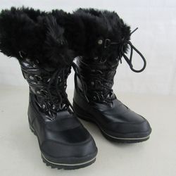 Cougar Canada Cranbrook Waterproof Faux Fur Trim Winter Boots Women's Sz. 7 M
