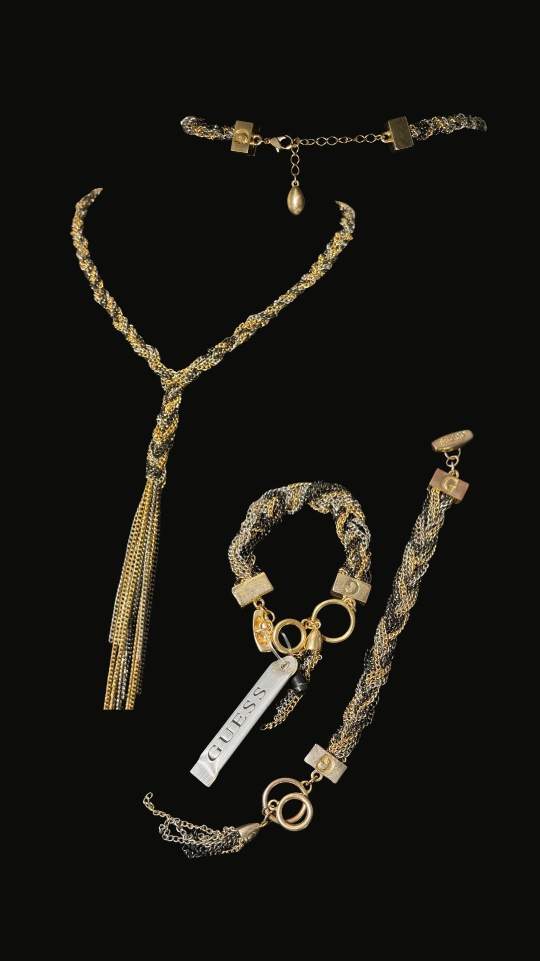 Women's Guess And Jewel Kade Necklace And Bracelet Sets Or