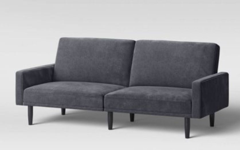 Grey Futon Sofá