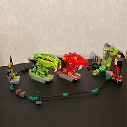 Two 2012 Lego Ninjago Retired Spinners Sets 