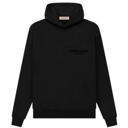 FEAR OF GOD ESSENTIALS LIMO BLACK HOODIE