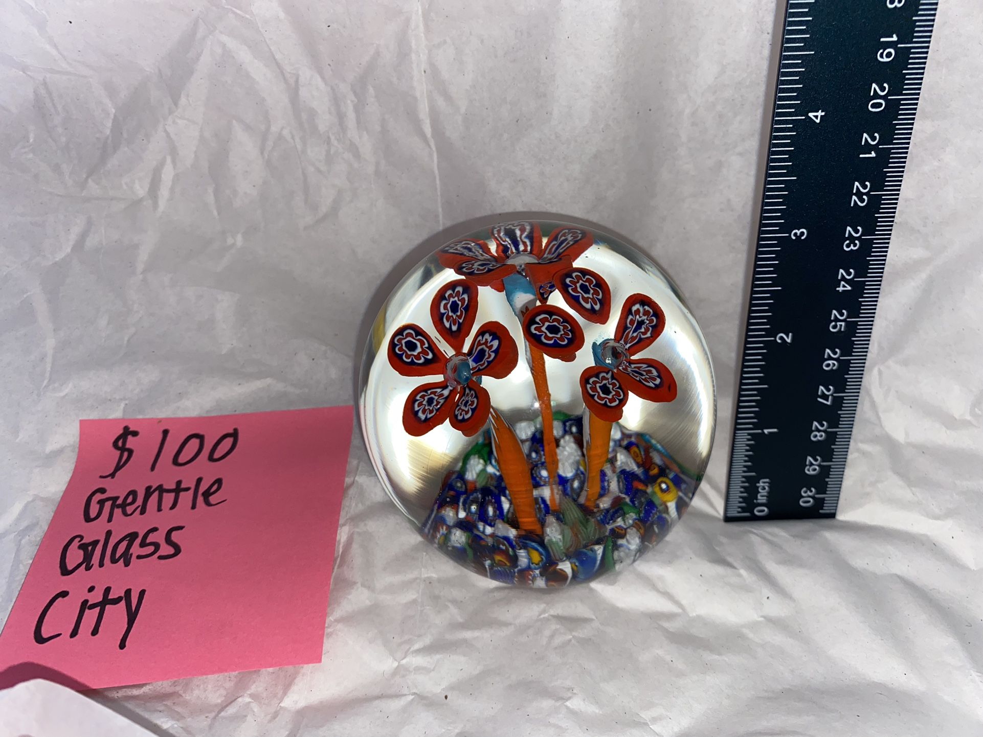 Glass Paperweight / Ashtrays / Display Pieces