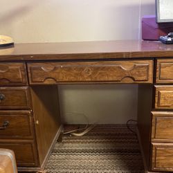 Office Desk- Walnut 