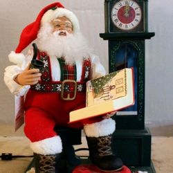 VINTAGE BIG ANIMATED SANTA CHRISTMAS