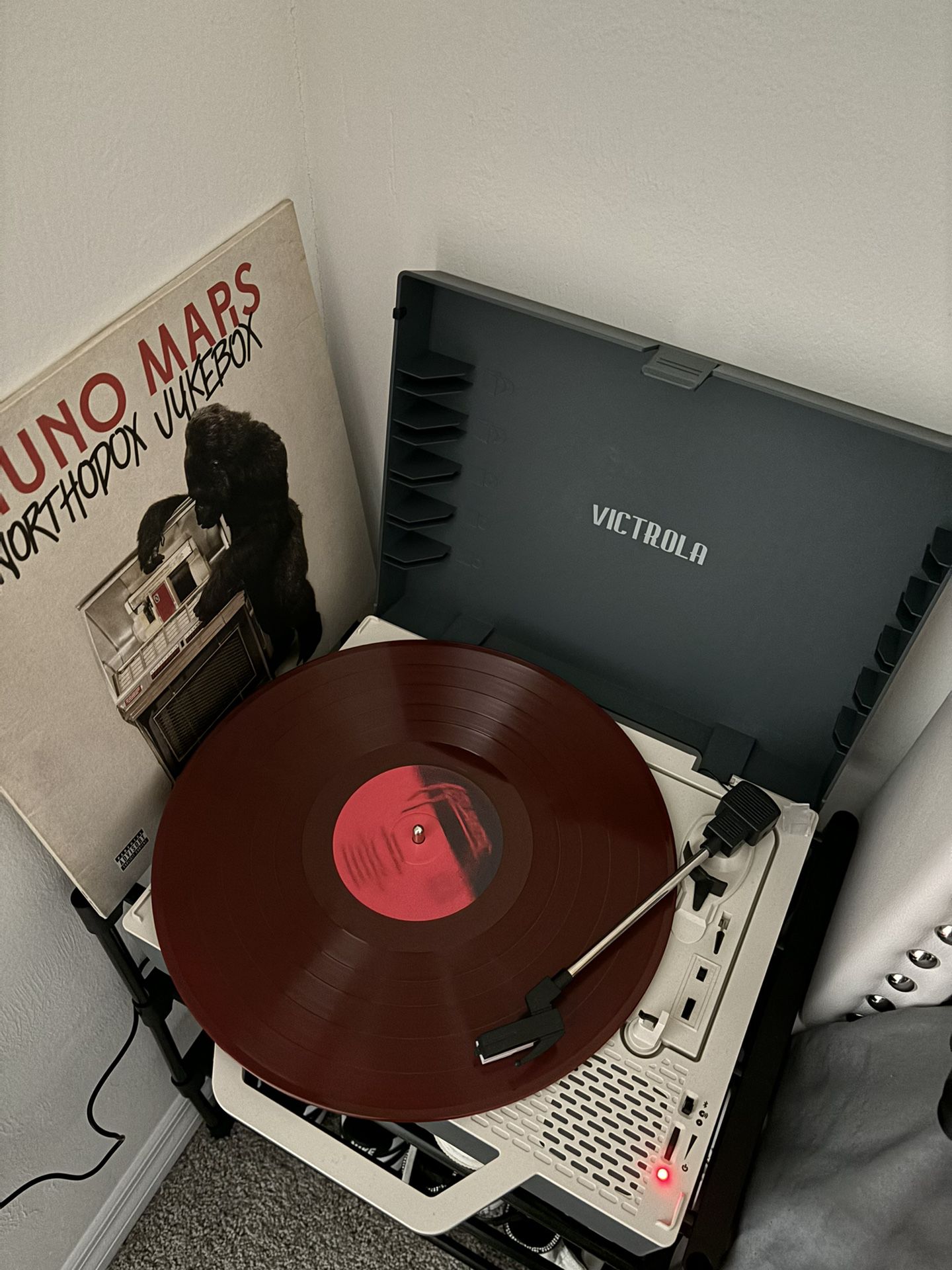 Record Player with Album 