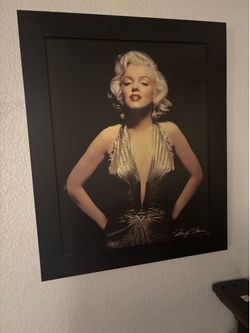 Vintage Collectible Marilyn Monroe Portrait With Signature; Originally Bought at Hollywood Blockbuster