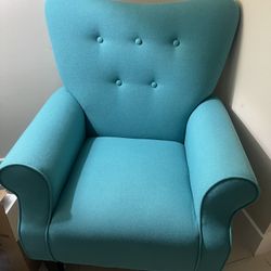 Blue Accent Chair 