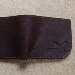 Genuine Leather Wallet, Puma, New