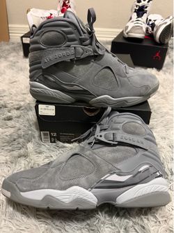 SIZE 12 - JORDAN 8 RETRO COOL GREY NIKE AIR 2017 VIII W/ BOX 305381-014