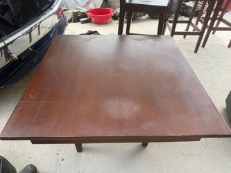 Tall Dinning table with chairs