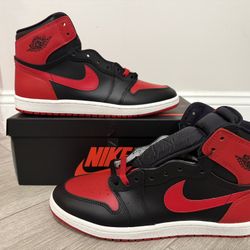 2025 Air Jordan 1 Retro High '85 OG Bred Banned HV6674-067 Black Varsity Red White Size 12 Shoes NEW w/ Box