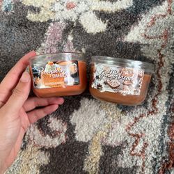 Pumpkin Cheesecake, Spiced Gingerbread Scented Candles
