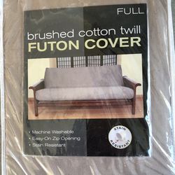 Brown FULL SIZE mattress size futon cover
