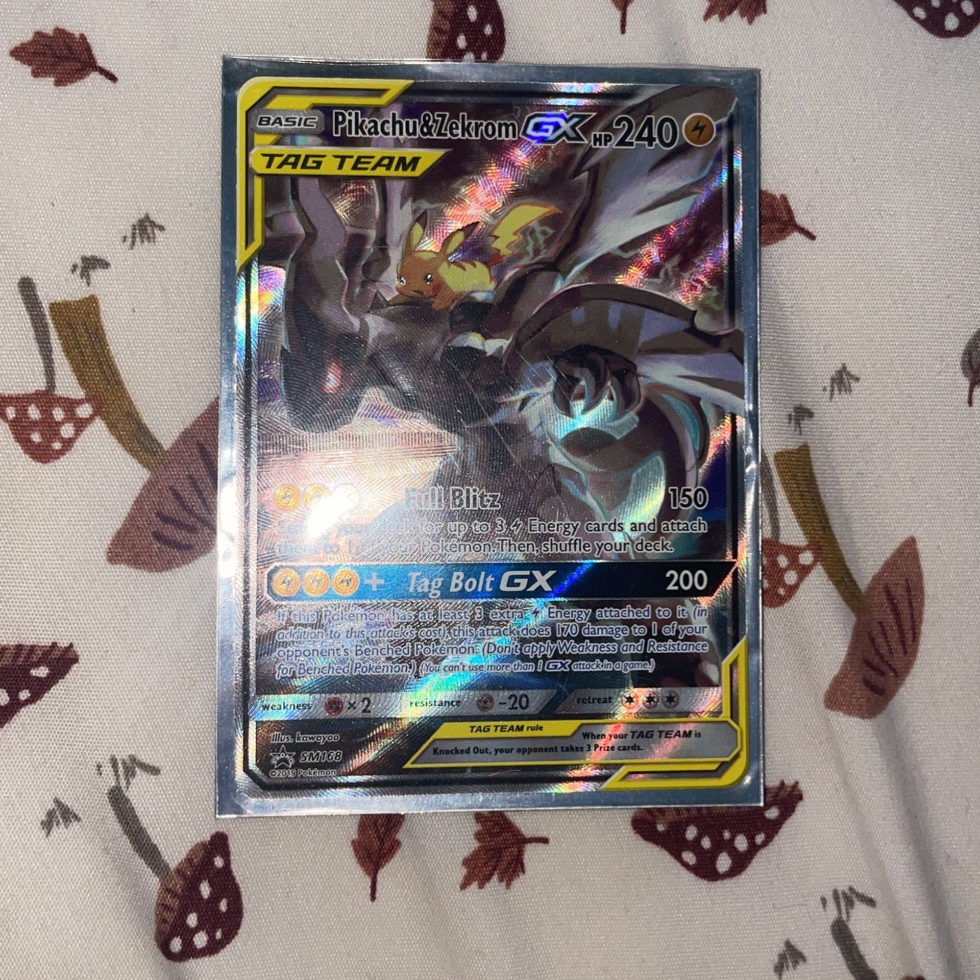 Pikachu & Zekrom GX Tag Team (P&Z Card Slot Included)