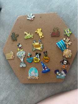 Disney pins 5-10 each