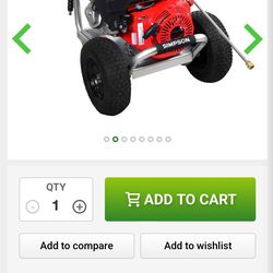 Simpson 4200psi 4.0gpm pressure washer with CAT pump and Honda engine -NEW-