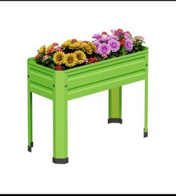 New PROXRACER Heavy Duty Elevated Metal Garden Bed/Planter Box With Legs, Green