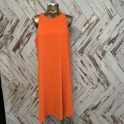 CREMIUX 🍊sleeveless  Orange  Dress Size 10