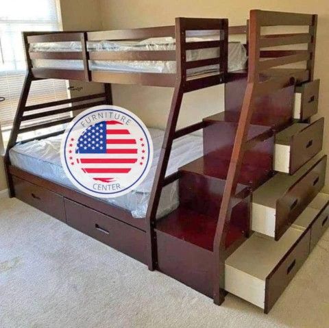 New Bunk Bed Camas Literas - Incluye Mattress Colchones