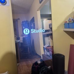 Lululemon Mirror – Peloton Universe Ready • Stand, Heart Rate Monitor & Accessories – Like New