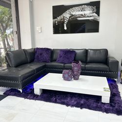 Beautiful LED Modern Sectional Available In Both Colors! 45% OFF NOW!