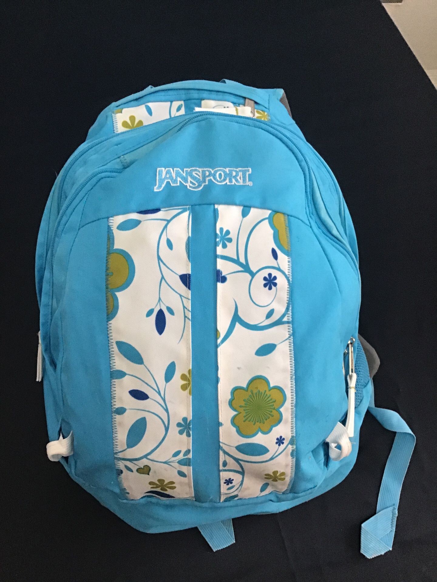 ( #62 ) Girls light blue Jansport School Backpack