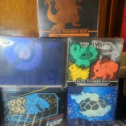 Pokemon Center Elite Trainer Boxes ETB SEALED