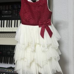 Red Velvet Children’s Dress