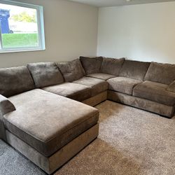 Brown Sectional Couch