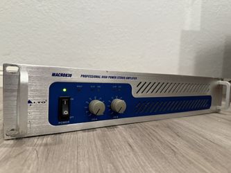 Alto Macro 830 Professional Stereo Power Amplifier 