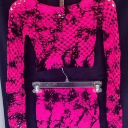 Fishnet Sexy Tie Die Lingerie 