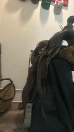 Vintage Horse Saddle Decorative 