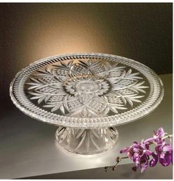 Crystal Cake Plate
