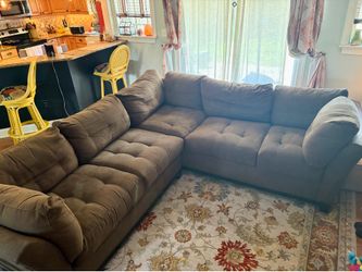 Microfiber sectional