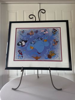 Walt Disney Sericel "Ingenious Genie" limited edition to 1500 framed